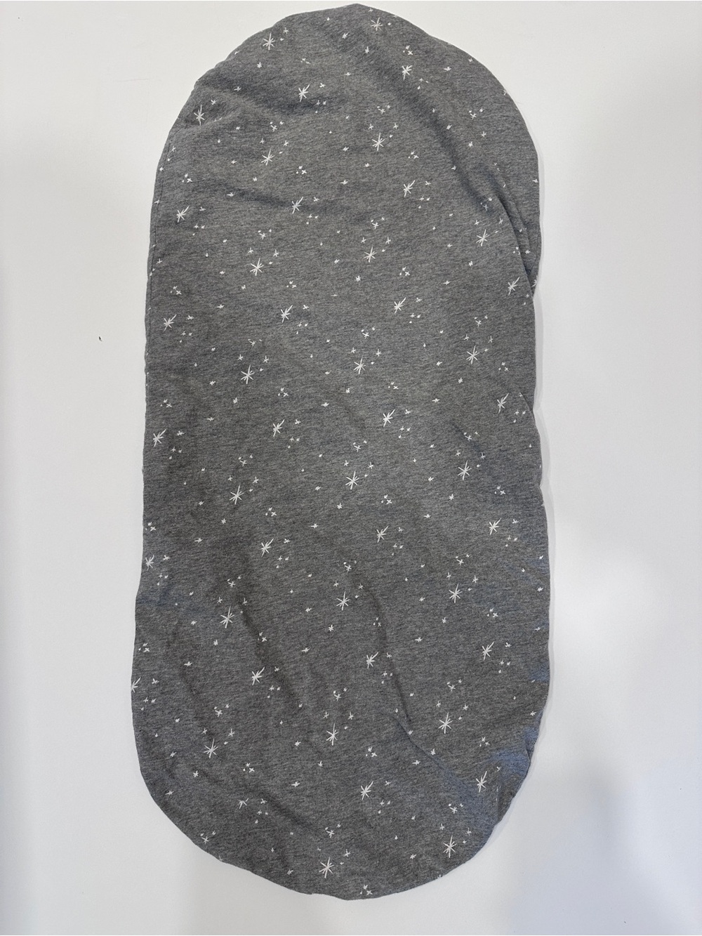SNOO Organic Bassinet Fitted Sheet Star Print - Gray